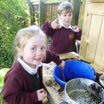 Class 1 like learning outdoors!
