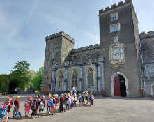 Class 1 visit Powderham Castle