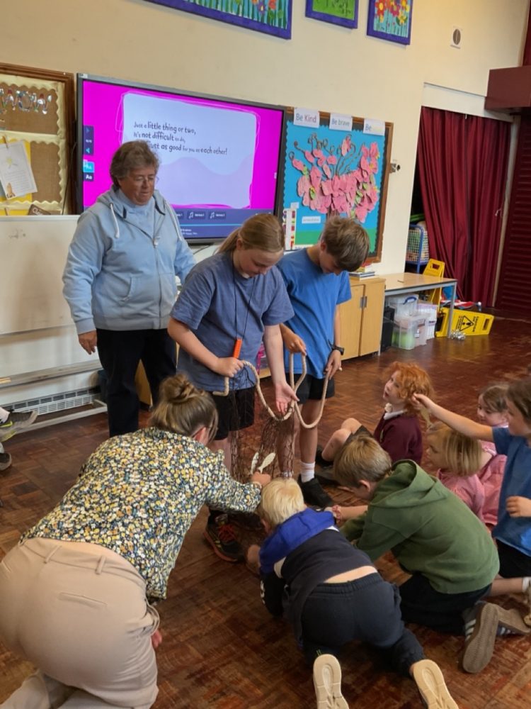Collective Worship with Sue our Vicar
